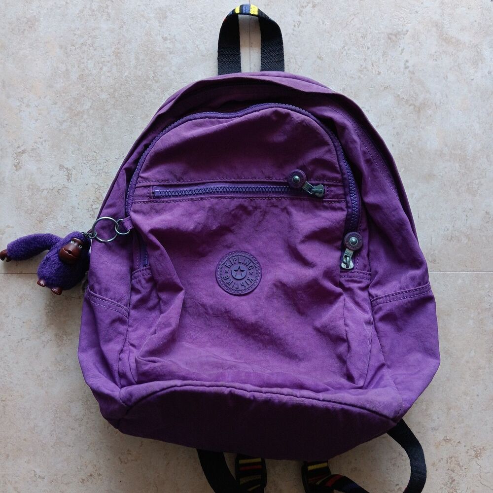 Kipling Challenger Medium Backpack Dark Plum/Viol… - image 1